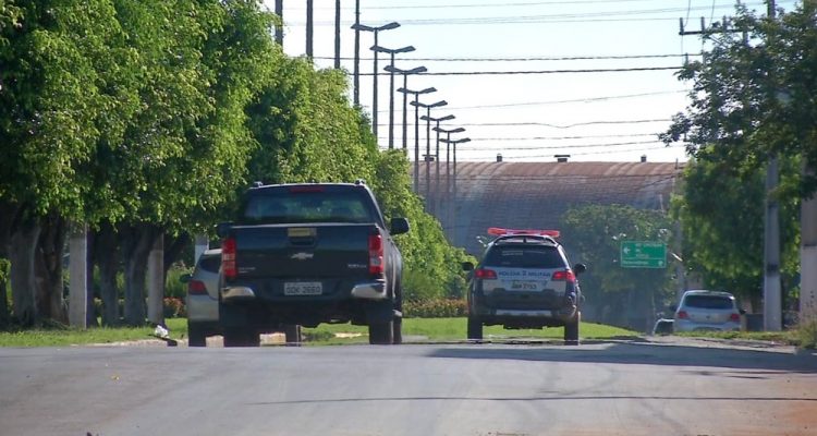 Crime ocorreu na Avenida Paraná, em Primavera do Leste — Foto: TVCA/Reprodução.