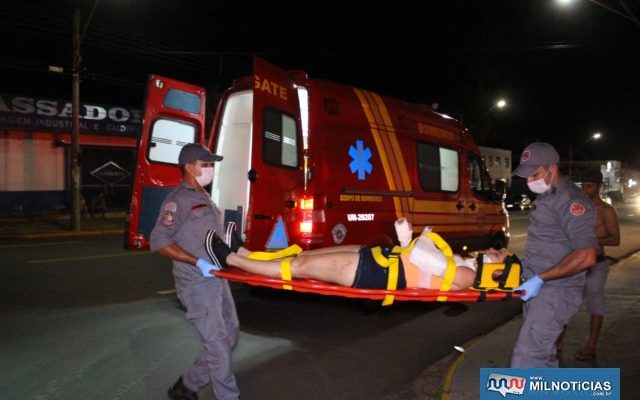 Condutora da Biz  sofreu escoriações da coxa esquerda, contusões na mão direita e fratura da mão e contusão do cotovelo, ambos lado esquerdo. Foto: MANOEL MESSIAS/Agência