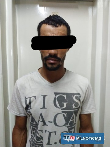 O serviços gerais D. B. S., vulgo “Duda”, foi recolhido à cadeia pública de Ilha Solteira. Foto: DIVULGAÇÃO