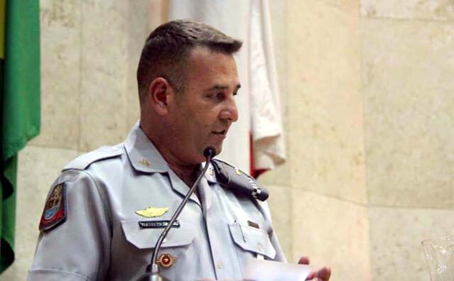 Coronel PM Galindo comandou interinamente o 28º Batalhão da PM, sediado em Andradina. Foto: Divulgação