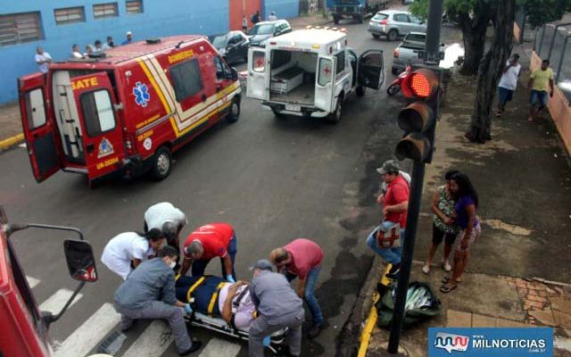 Acidente aconteceu no cruzamento da Av. Guanabara com rua Campo Grande, justamente onde existe um semáforo. Foto: MANOEL MESSIAS/Agência