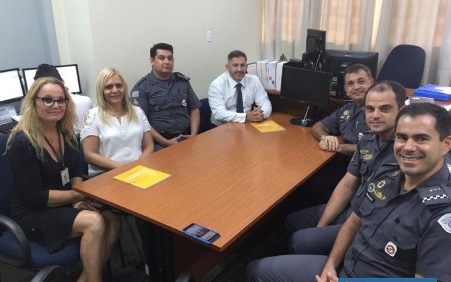 Reunião serviu para discutir as últimas tratativas para implementação CEJUSC/PM, em Andradina. Foto: DIVULGAÇÃO/PM