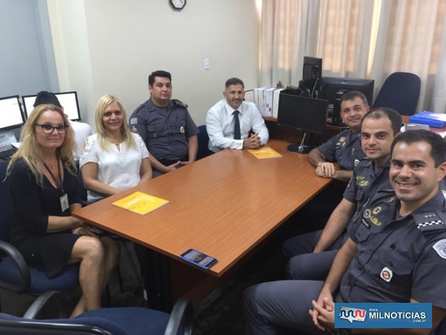 Reunião serviu para discutir as últimas tratativas para implementação CEJUSC/PM, em Andradina. Foto: DIVULGAÇÃO/PM