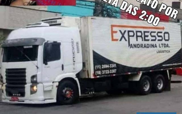 Caminhão frigorífico do Expresso Andradina continuava desaparecido ate o fechamento desta matéria. Foto: DIVULGAÇÃO