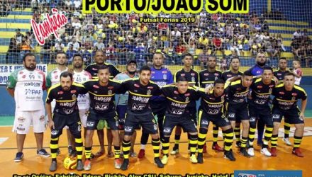 Porto/João Som, campeão do Futsal de férias 2019 e tetra campeão da modalidade. Foto: MANOEL MESSIAS