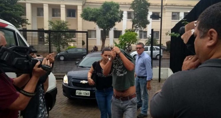 Preso acusado de ter sido o autor do assalto contra o motorista de um caminhão que transportava 15 mil litros de etanol. Foto: Regional Press