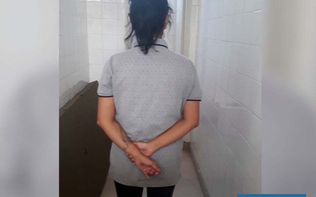 A dona de casa Luciana de Almeida Dias, de 35 anos, foi indiciado por tráfico de entorpecentes. Foto: MANOEL MESSIAS/Agência