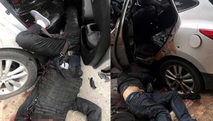 No total 11 criminosos em confronto com a Polícia. Foto: REPRODUÇÃO/Whats app
