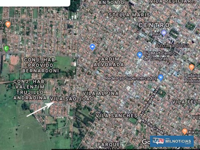 Caso aconteceu no conjunto habitacional do bairro São João. Foto – Google maps/reprodução