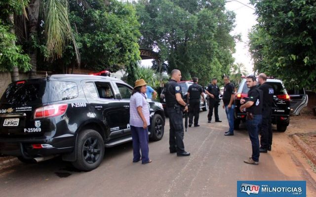 Operação policial em Murutinga do Sul concentrou-se na casa do vereador Adeildo de Oliveira, o “Kikão” (PTB), de 53 anos. Foto: MANOEL MESSIAS/Mil Noticias