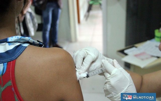 Campanha de vacinação de combate a gripe vai até dia 31 de maio e dose é aplicada das 8h às 19h nas UBSs de Andradina. Foto: Secom/Prefeitura