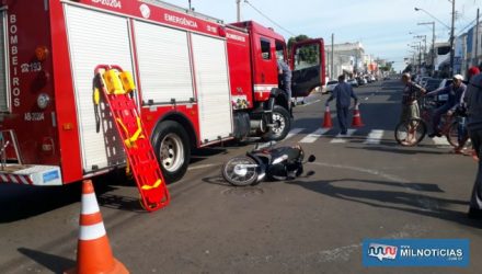 Local precisou ser interditado para o socorro da vítima. Foto: MANOEL MESSIAS/Agência