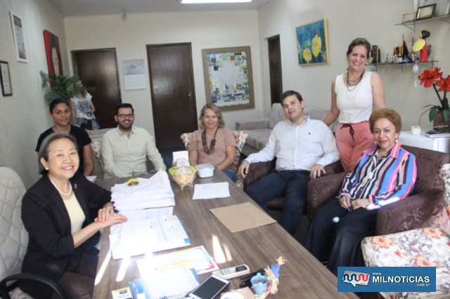 A diretora, Martha Helena Pimenta elogiou o trabalho que o municÃpio vem executando nessa área. Foto: Secom/Prefeitura
