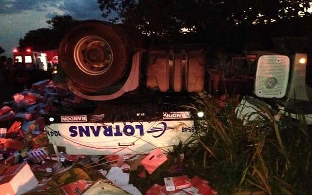 Motorista da Lotrans morreu prensado em acidente próximo de Ouroeste. Foto: Região Noroeste