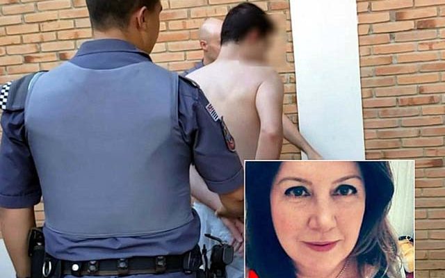 Filho é preso após matar mãe a facadas em São João da Boa Vista — Foto: Carioca/Notícias Policiais