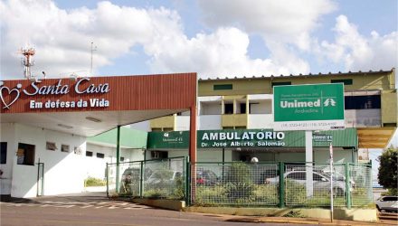 Santa Casa de Andradina. Foto: Divulgação