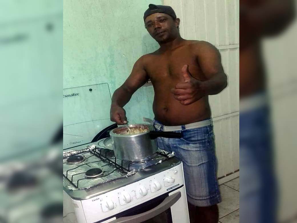 Edvaldo, o "Mineiro", de 39 anos, cometeu suicídio por enforcamento. Foto: Reprodução