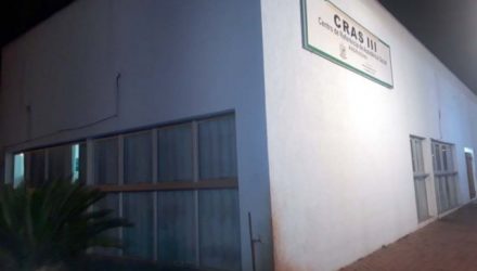 Furto aconteceu no prédio do CRAS III, localizado ao lado da praça do CEU, no bairro Benfica. Foto: MANOEL MESSIAS/Agência