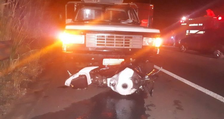 Primeiro acidente ocorreu por volta das 19h40 — Foto: Cedida/Cristiano Nascimento/FM Metrópole.