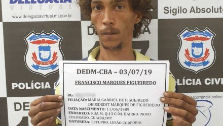 Francisco Marques Figueiredo, de 30 anos, foi preso na quarta-feira (3) — Foto: Polícia Civil/Divulgação.