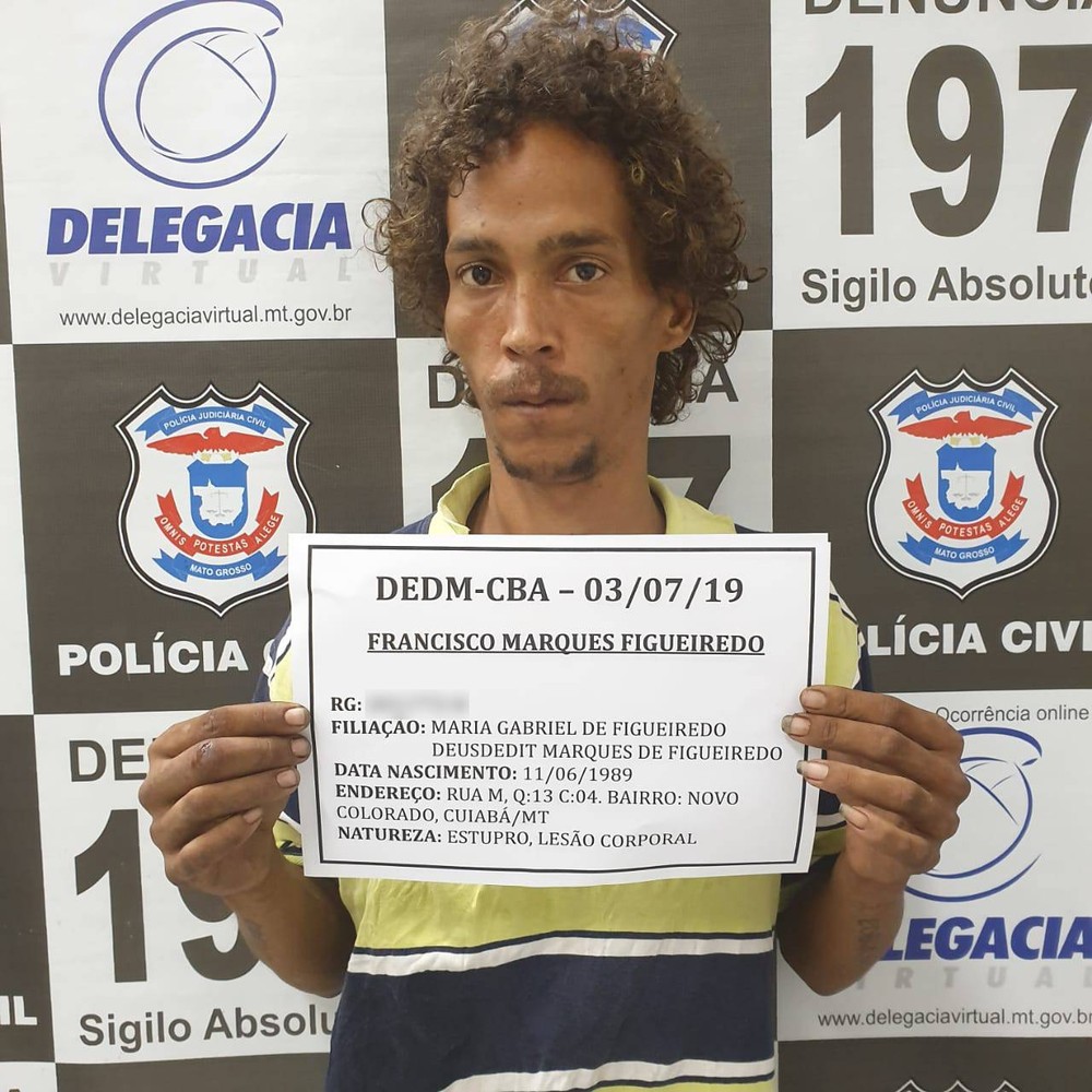 Francisco Marques Figueiredo, de 30 anos, foi preso na quarta-feira (3) — Foto: Polícia Civil/Divulgação.