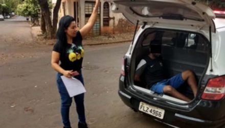 Homem foi encaminhado inicialmente à DDM e depois para a carceragem do plantão policial. Foto: DIVULGAÇÃO