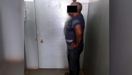 Pedreiro teve a prisão preventiva decretada enquanto era ouvido em audiência no fórum de Andradina. Foto: DIVULGAÇÃO