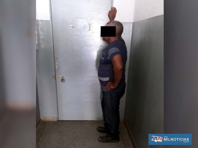 Pedreiro teve a prisão preventiva decretada enquanto era ouvido em audiência no fórum de Andradina. Foto: DIVULGAÇÃO