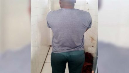 Soldador foi preso acusado de trafico de entorpecente e foi encaminhado para audiência de custódia. Foto: MANOEL MESSIAS/Agência