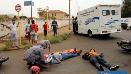 Entregador de água e gás sofreu contusões na canela, costela e cabeça, todos lado direito, inclusive convulsionando ao chegar na UPA. Foto: MANOEL MESSIAS/Agência