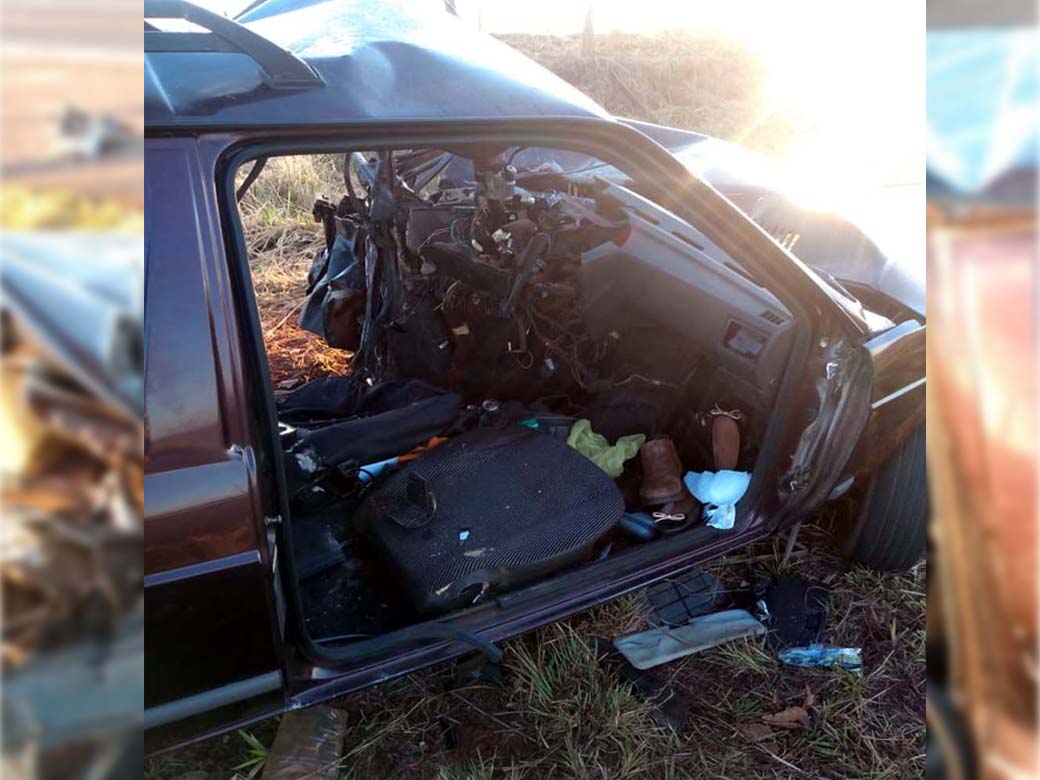 Acidente aconteceu depois de um dos motoristas perder o controle do veículo — Foto: Arquivo pessoal