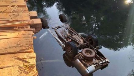 Homem morre após cair de ponte, em Bonito. — Foto: Site Maracaju Speed.