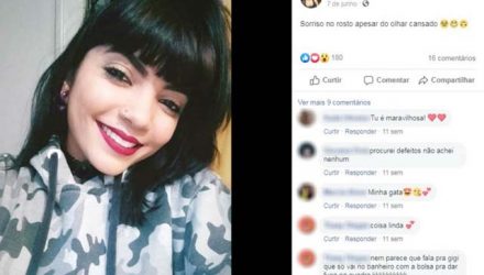Jéssica do Nascimento Alves, de 18 anos, foi levada para a UPA de Agudos, mas não resistiu: suspeita de morte por asfixia — Foto: Facebook/Reprodução.
