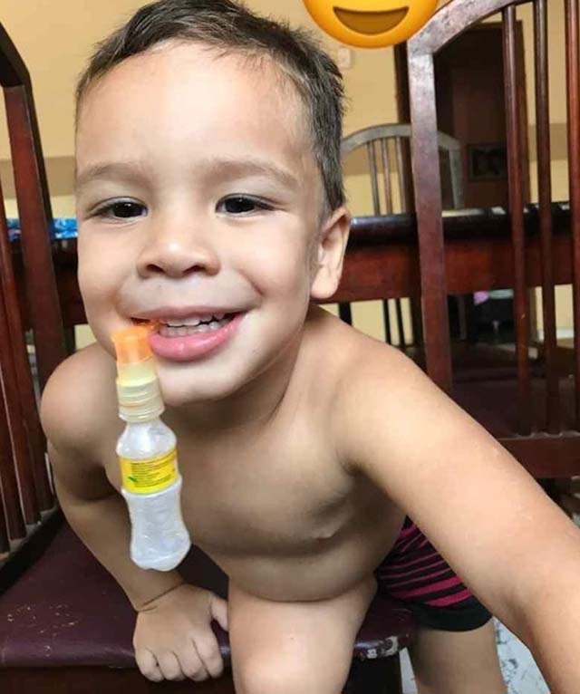 Lucas Gabriel Martins, de 2 anos — Foto: Facebook / Reprodução.