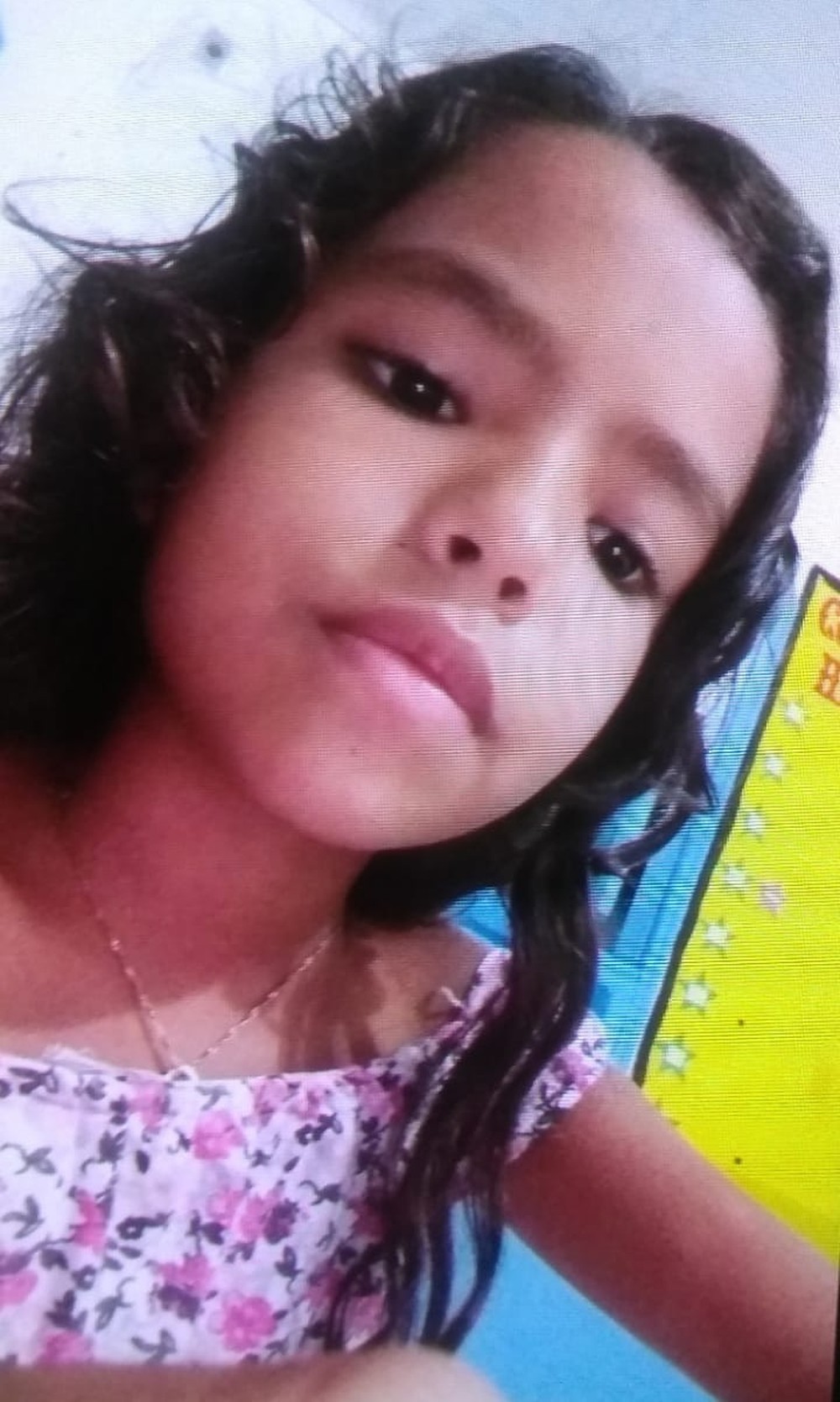 Francisca Jaqueline Almeida de 10 anos foi atingida com um tiro na cabeça — Foto: Arquivo pessoal.