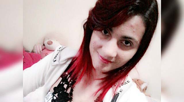Mara Jaqueline Flor dos Santos, de 29 anos, foi morta com uma facada no pescoço. Foto: Reprodução