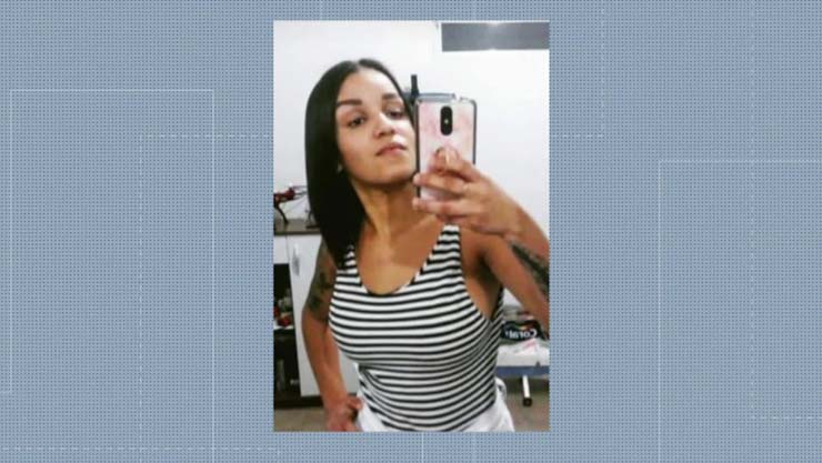 Andressa Soares Lima Dominique, de 20 anos, foi morta em Duque de Caxias, na Baixada Fluminense — Foto: Reprodução/ TV Globo.