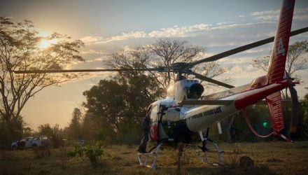 Segundo informações da Polícia Militar, até o helicóptero Águia foi deslocado para ajudar no local. Foto: Divulgação