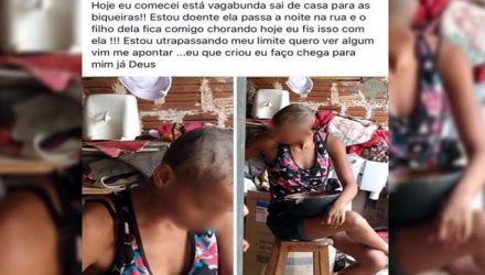 Mãe havia postado desabafo no Facebook após raspar cabelo da filha. Foto: Reprodução