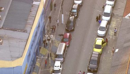 Guarda civil morre após ser baleado nesta madrugada na região do Brás — Foto: Reprodução TV Globo.