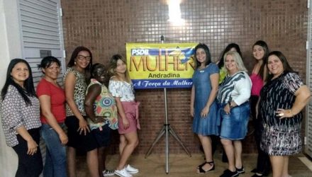 PSDB Mulher de Andradina se reuniu na última sexta-feira (30). Foto: DIVULGAÇÃO