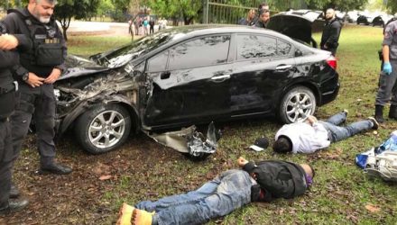 Suspeitos foram presos por policiais do Deic — Foto: Divulgação/Deic.