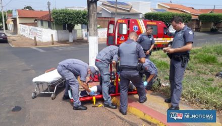 Carlos César de Menezes, 58, sofreu escoriações leves pelo corpo e uma contusão mais grave na canela da perna esquerda. Foto: MANOEL MESSIAS/Agência