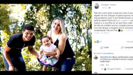 Morte de família de Bauru em acidente em Alagoas causa comoção nas redes sociais, Maurício Moura e Bruna Soares Moura — Foto: Facebook/Reprodução.