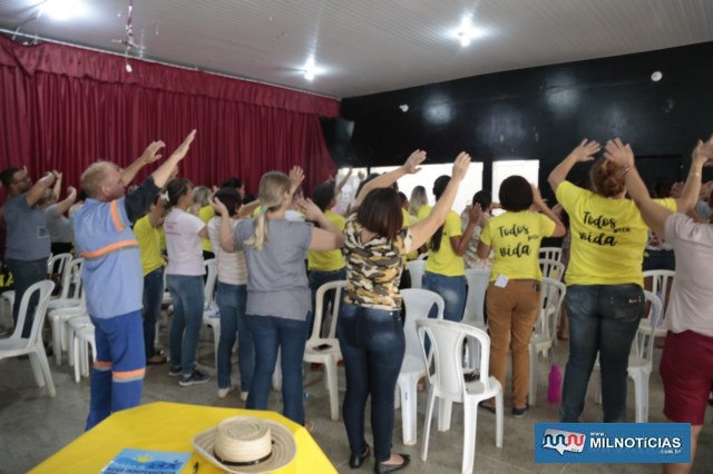 Palestra motivacional mostrou opções para combater a depressão. Fotos: Assessoria de Comunicação