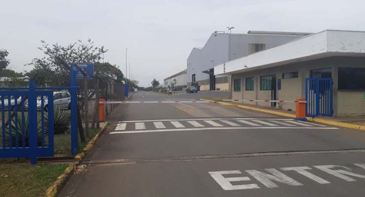 Homem morreu dentro da Dedini, em Piracicaba — Foto: Edijan Del Santo/EPTV.