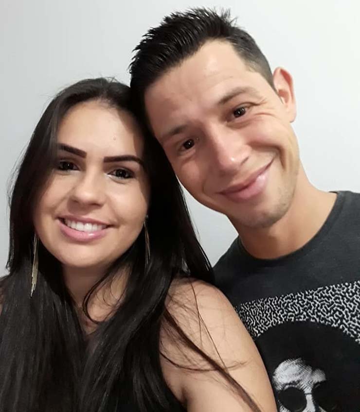 Celise Domingues e Garcia Borges Neto: rapaz foi preso pela morte da companheira, em Piracicaba — Foto: Reprodução/ Redes sociais.