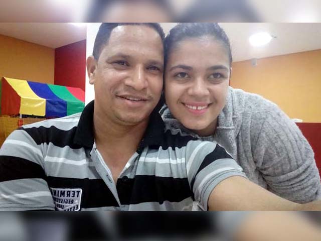 Soldado da Polícia Militar Edson Melo, de Peruíbe (SP), matou a esposa a tiros e cometeu suicídio — Foto: Reprodução/Facebook