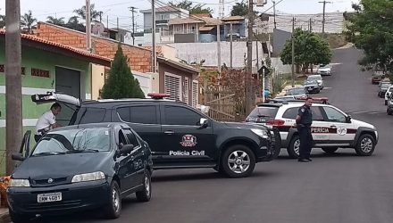 Polícia faz reconstituição do caso do policial aposentado que foi encontrado morto em Botucatu — Foto: Polícia Civil/Divulgação.