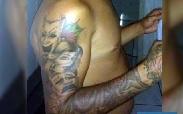 Homens presos tinham tatuagens pelo corpo alusivos a crimes diversos. Foto: DIVULGAÇÃO